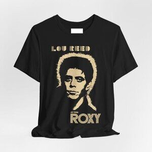 Lou Reed Roxy Theater 1976 Punk Rock Unisex Apparel T-Shirt